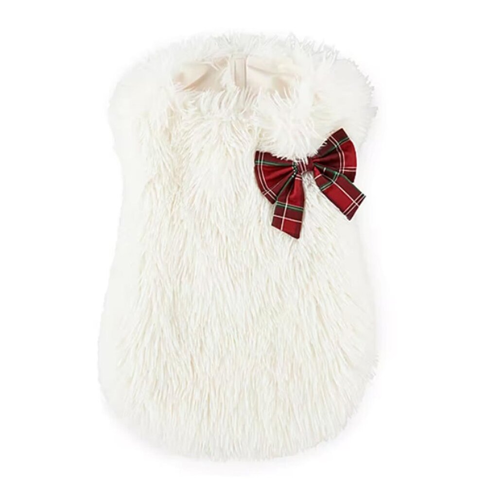 Paw & Tail Faux Fur Dog Vest Size Medium NWT